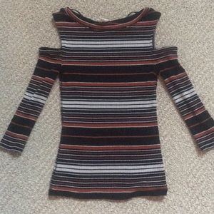 Free People cold shouldered top